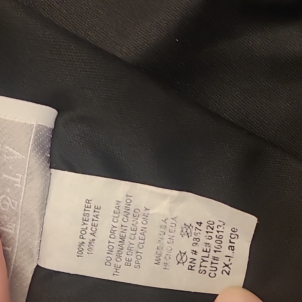 90s EUC Fiesta Fashionista Black Maxi Gown with Sheer/Beaded Details - Picture 11 of 13